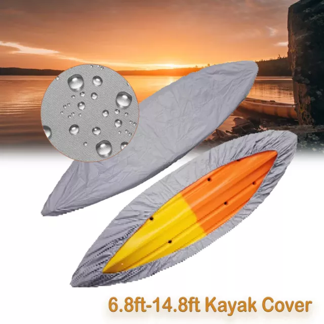 Kayak Canoe Cover Waterproof UV Resistant Rafting Boat Storage Dust Cover Shield