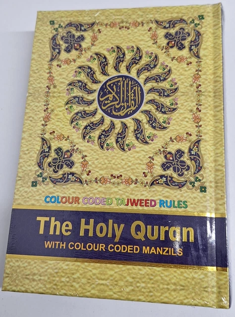 Quran with colour coded tajweed