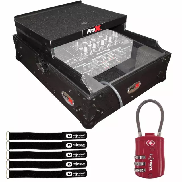 ProX XS-M12LTBL Black Mixer Case for Large 12" Mixers with TSA Lock idjnow