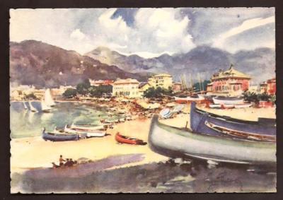 Genova disegno di Aldo Raimondi Sestri Levante 