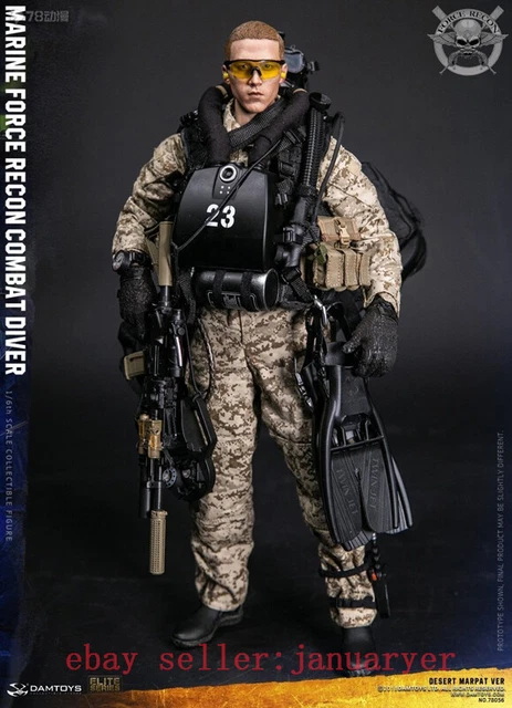 1/6 DID A80092 The Rock USMC Force Recon Brigadier General Frank