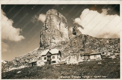 Cartolina formato piccolo Cortina d’Ampezzo Belluno 1931 N 
