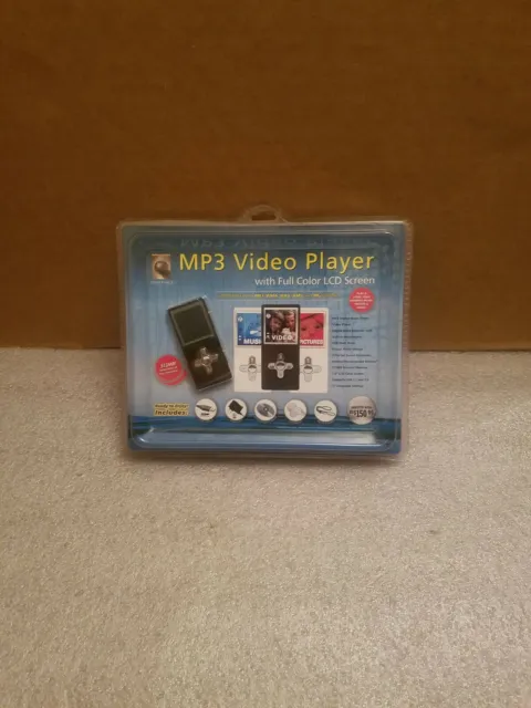 Innovage MP3 & Video Player LCD Full Color Screen with Accessories Kit NEW Black