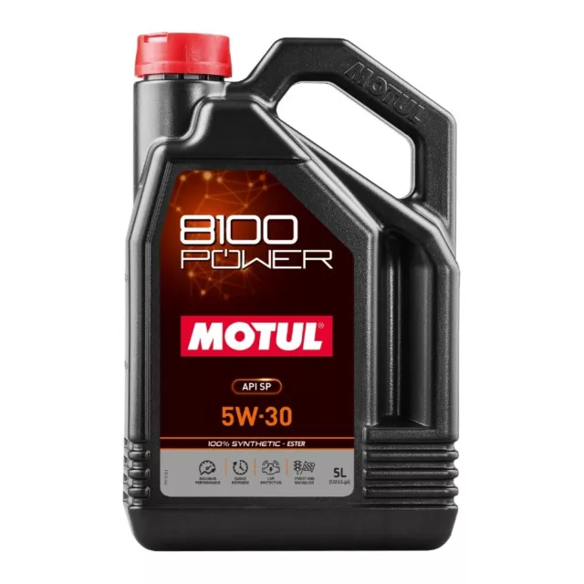 Motul 8100 Power 5W-30 100% Synthetic - ESTER