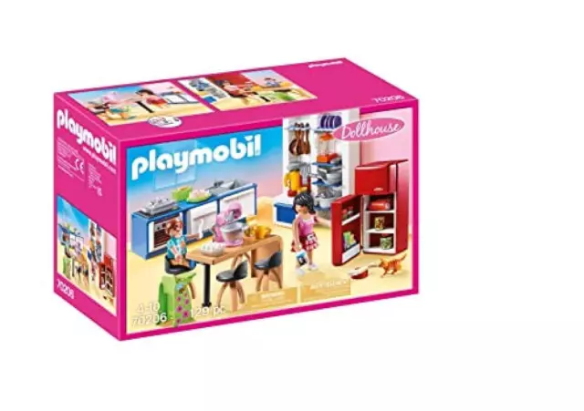 (TG. taglia unica) Playmobil Dollhouse 70206 - Cucina, dai 4 anni - NUOVO