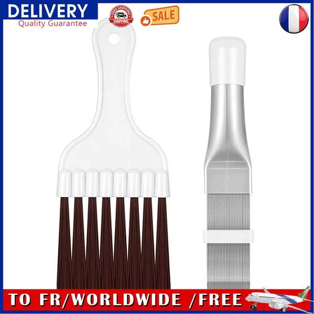 Brosse propre de climatiseur de radiateur de peigne d'aileron d'acier inoxydable