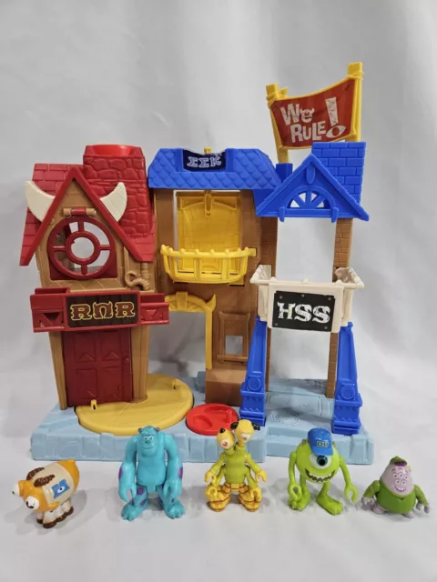 Imaginext Disney Pixar Monsters Inc University Row Playset with Figures