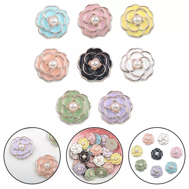 Exquis boutons artisanat décoration intérieure strass fleur perle embellisseme