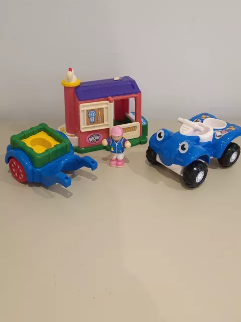 wow toys bundle Barn Quad Figure