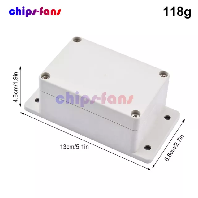 Waterproof 100 x 68 x 50mm Plastic Electronic Project Box Enclosure Case New UK 2