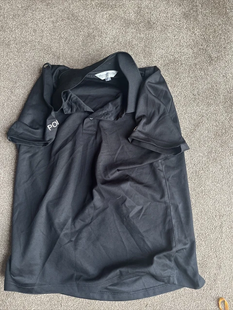 Ex Police Wicking Top Short Sleeve  L Large Film Prop Theatre Camping 42/44 Inch