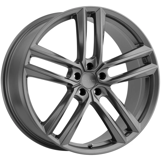 4-Vision 475 Clutch 22x9 5x120 +35mm Gunmetal Wheels Rims 22" Inch