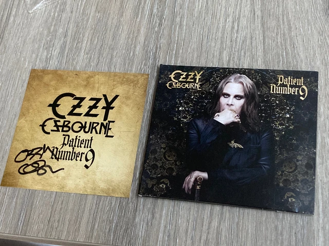 ozzy osbourne signed cd