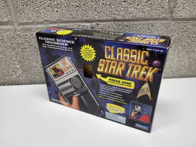 Star Trek CLASSIC SCIENCE TRICORDER Playmates 1995 No. 6125 w/ box