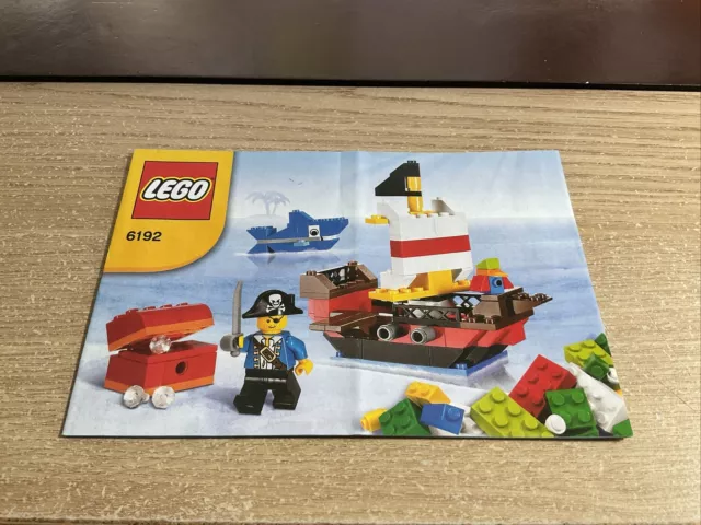 Lego solo istruzioni set costruzione pirati 6192 SW