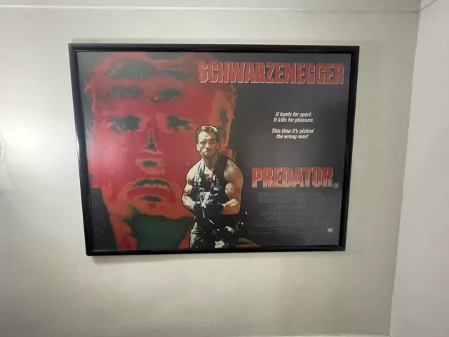 Predator Original Cinema Quad40x30 Rare  Poster