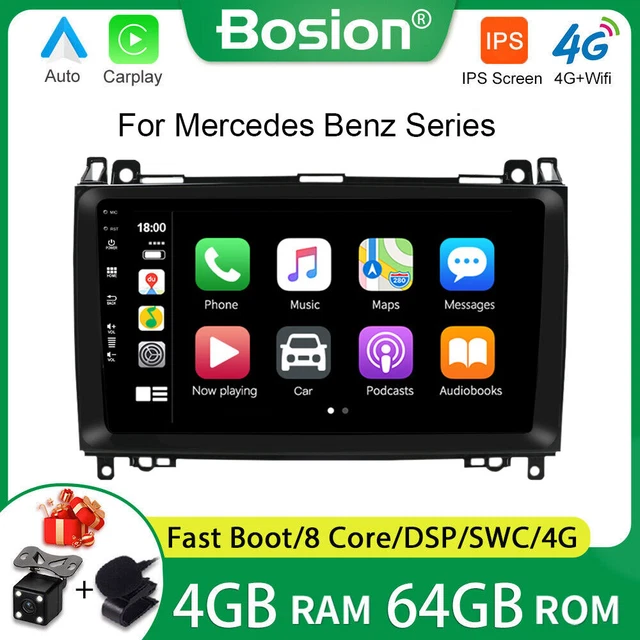 Ossuret Autoradio Für Mercedes-Benz A-W169 B-W245 V-W639 W906 Vito