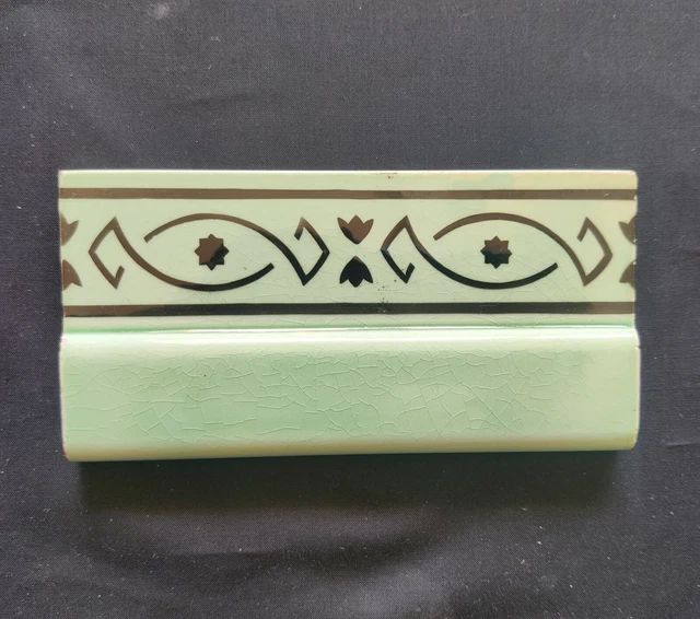 1940s Vintage Architecture Furniture Tiles 9 Pcs Majolica Art Nouveau Japan 7