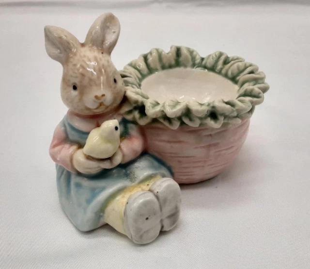 Plato de dulces vintage para taza de huevos de Pascua Pier 1
