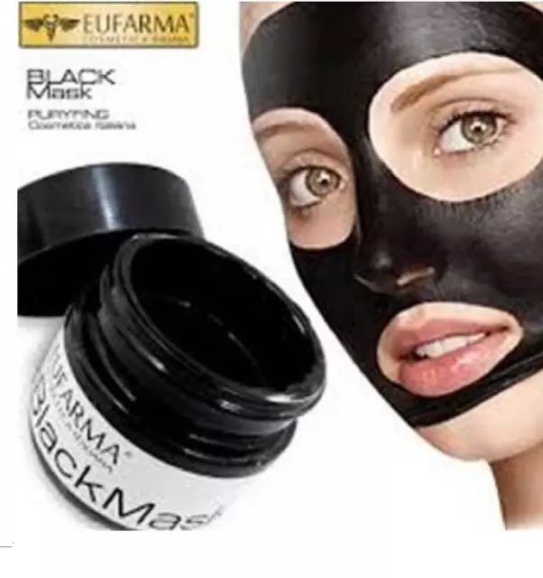 Black Mask Maschera Facciale Esfoliante per Rimozione Punti Neri Pulizia Viso