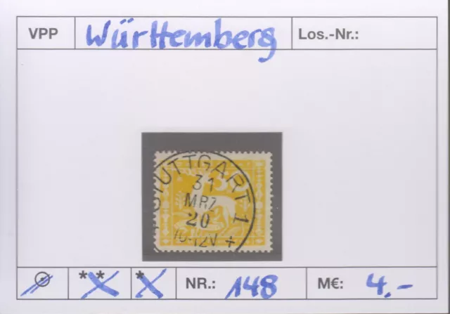 Altdeutschland Württemberg  Sauber  O aus gepfl. Sammlerbestand ........ Ansehen