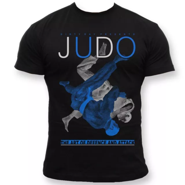Dirty Ray Martial Arts MMA Judo Men's Short Sleeve Herren Kurzarm T-Shirt K20C