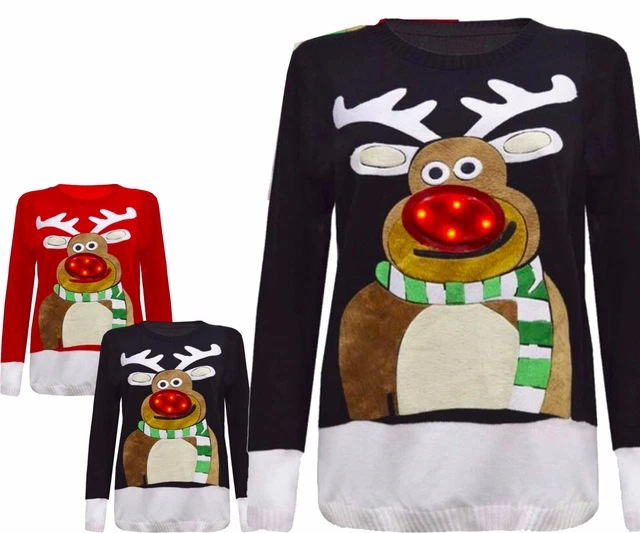 Christmas light jumper top