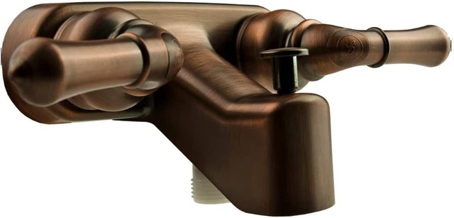 DF-SA110C-ORB RV Tub & Shower Faucet Valve Diverter with Classical Handles (Bron