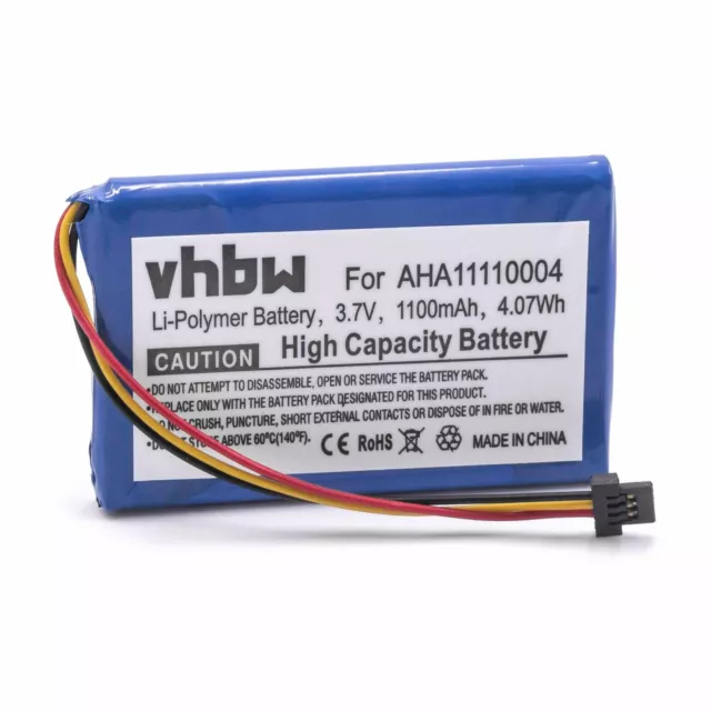 Batterie 1100mAh pour TomTom 4FA50, Go 510, Go 520, Go 520 WIFI