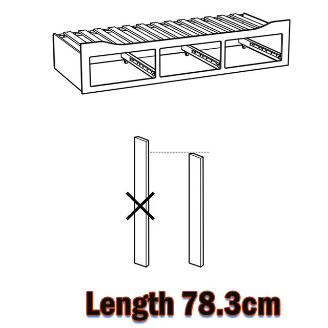 IKEA HEMNES DAY Bed Slat Replacement Wooden Slats Short Slats /Long Slats. EUR 15,38 PicClick FR