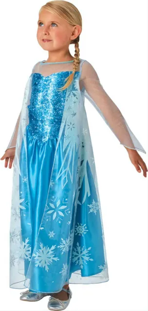 Rubie's Déguisement Robe 5-6 ans La reine des Neiges enfant Fille  Disney Frozen 3