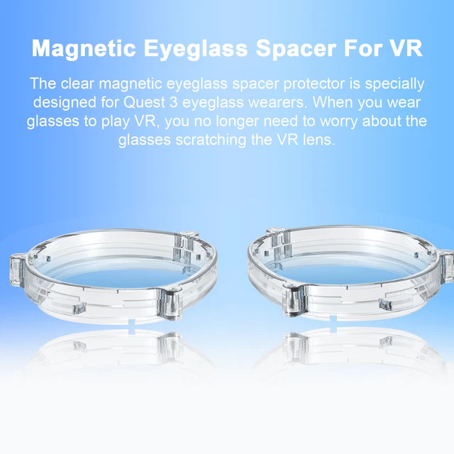 Magnetic Vr Lens Frame Eyeglass Protector Durable Glasses Spacer Rings for Meta