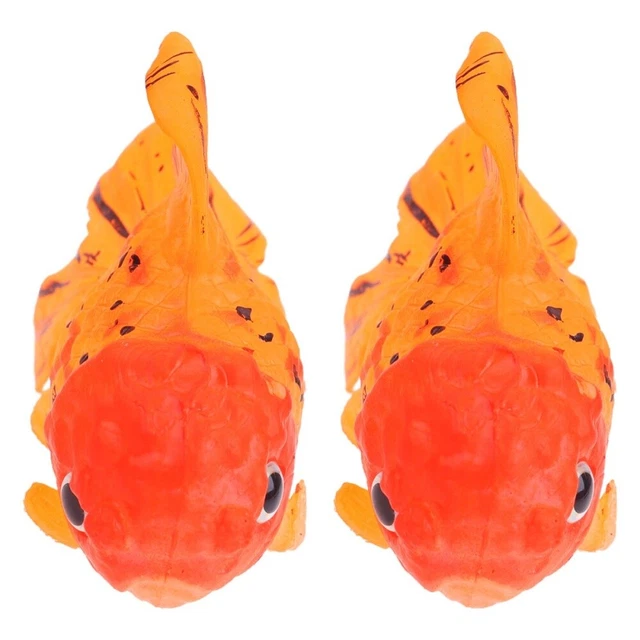 2 PCS Silicone Fish Ocean Decor Artificial Aquarium Fake Luminous