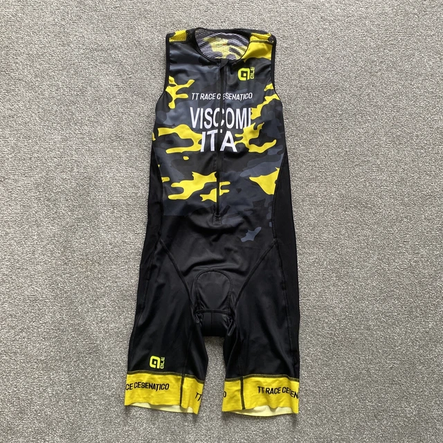 ale Triathlon Tri Suit Modern Italian Fluro Camo Style Size L