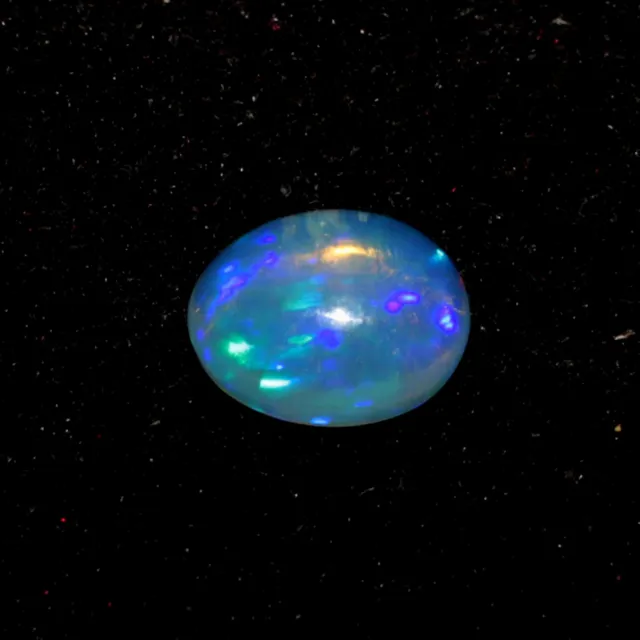 7 CT Big Natural Ethiopian Welo Fire Opal Oval Cabochon Loose Gemstone 14x12mm