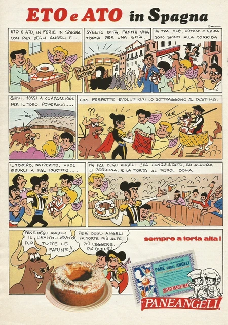 U0551 Paneangeli, Eto And Ato IN Spain, Advertising Vintage 1980, 20 X 28 CM
