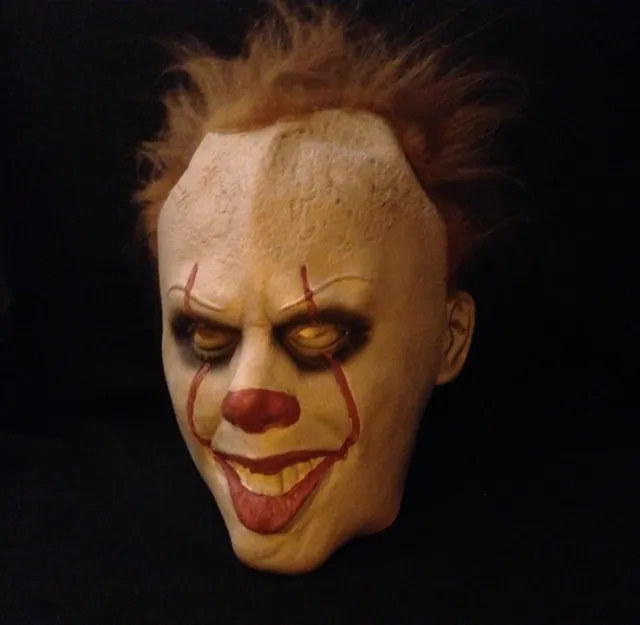 It Pennywise Mask Latex Halloween Scary Clown Masks Cosplay Party Festival Props