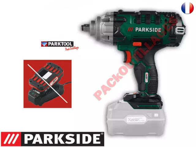 Parkside Aprietatuercas/Destornillador Impacto Sin Hilos Passk 20-Li A1, 20V.