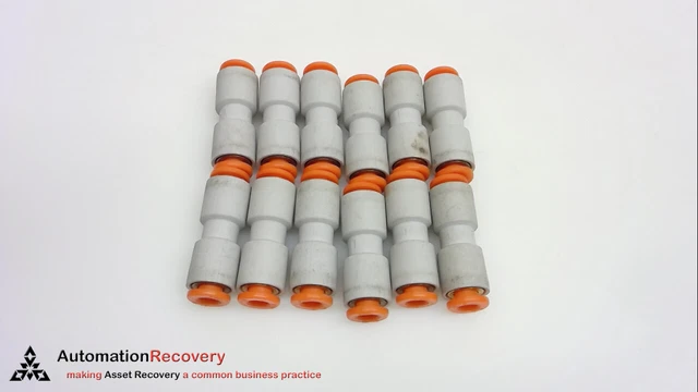 Smc Kq2H05-00  Straight Union Fitting, Tubing O.d.:3/16", See Desc #242220