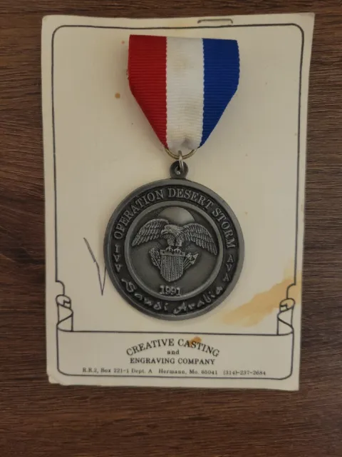 Operation Desert Storm Saudi Arabia 1991  Medal