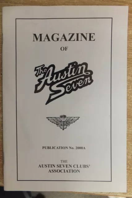 magazine of the austin seven publication 2000A austin seven club vintage car