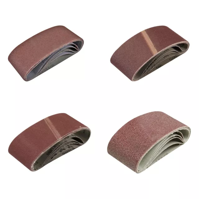 Sanding Belt 65 x 410mm Mixed 40/60/80/120 Grit Sander File Long Lasting