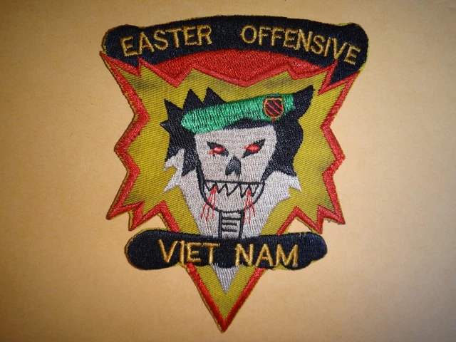 VIETNAM WAR PATCH US 5th Special Forces Group MACV-SOG EASTER OFFENSIVE ...