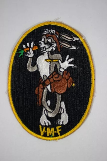 Badges Of Honor Patch With Card Vmf-121 The Flying Circus Ww2 Bugs Bunny 3