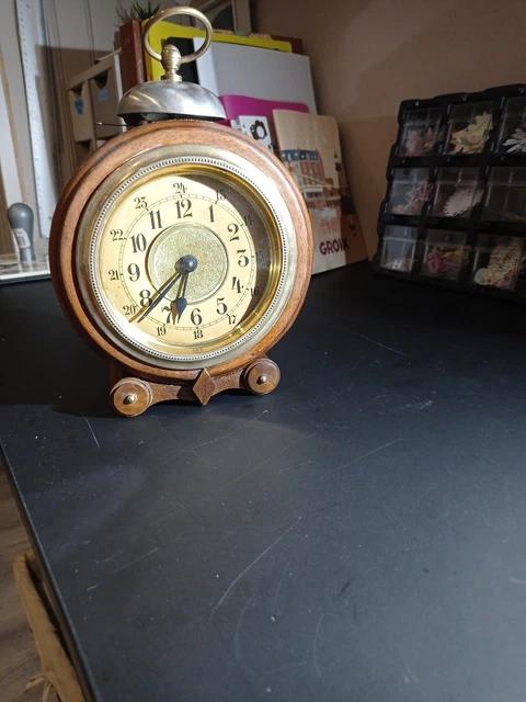 Réveil Vintage Bois