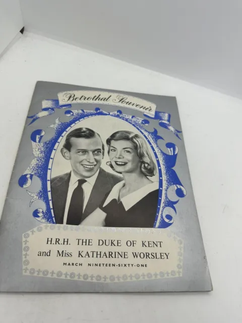 Royal Wedding Souvenir Duke of Kent / Katherine Worsley, Associated newspapers