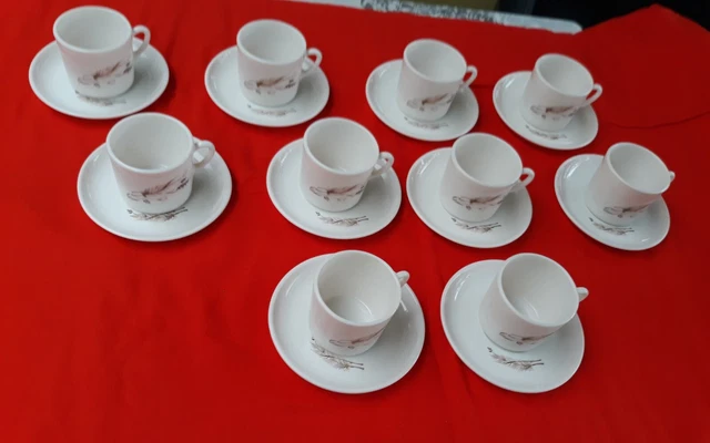 Lot De 10 Tasses à Thé Occasion - Multicolores - Parfaites Pour Réception Ou Quotidien