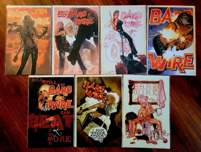 BARB WIRE Lot - ADAM HUGHES COVERS - DARK HORSE COMICS (2015) VF/NM