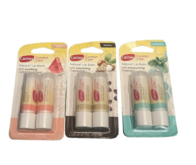 Bálsamo Labial Carmex Original con Manteca de Karité Nutritiva X3 NUEVO