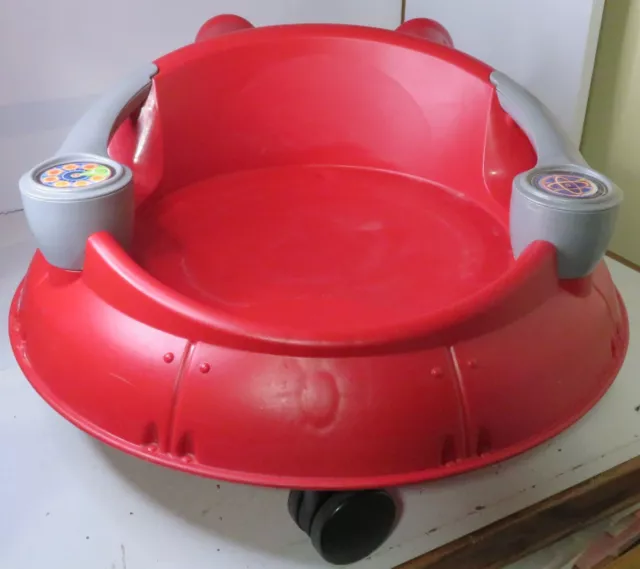 RADIO FLYER Spin N Saucer Red And Gray Excellent Condition 635 Used Rocketship